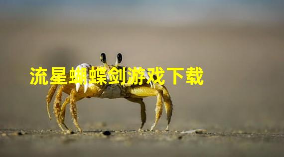 流星蝴蝶剑游戏下载