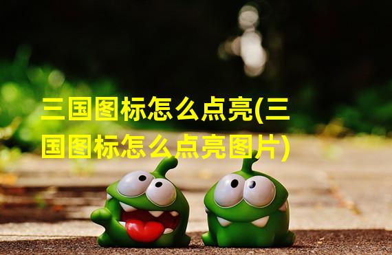 三国图标怎么点亮(三国图标怎么点亮图片)