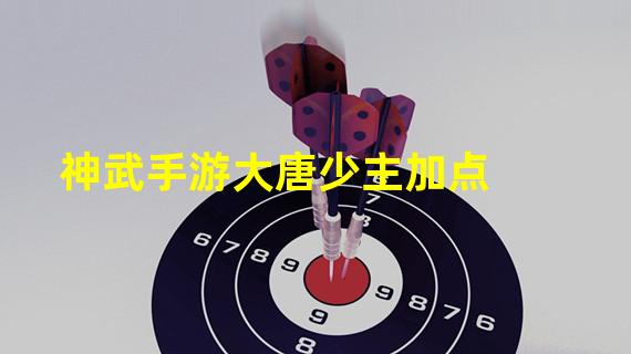 神武手游大唐少主加点