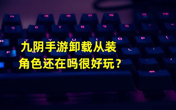 九阴手游卸载从装角色还在吗很好玩？