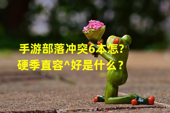 手游部落冲突6本怎?硬季直容^好是什么？