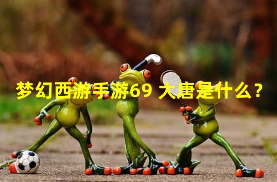 梦幻西游手游69 大唐是什么？