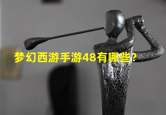 梦幻西游手游48有哪些？